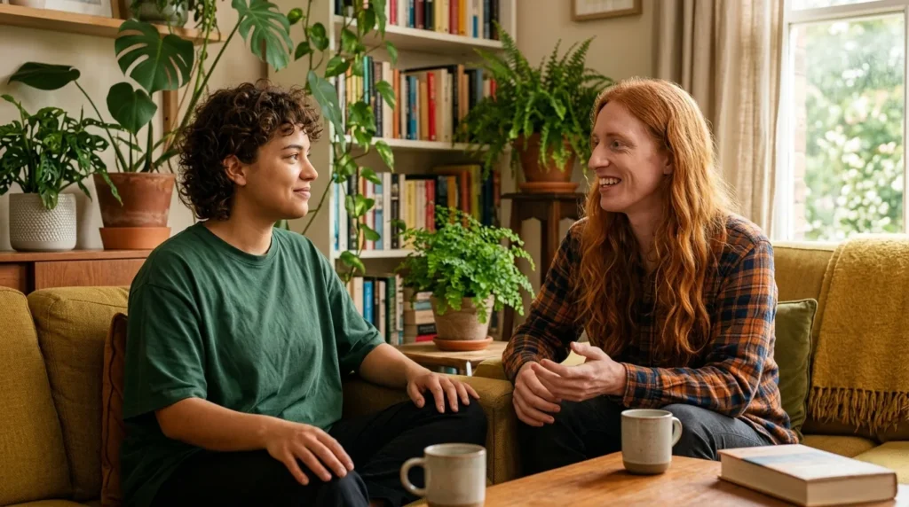 bisexual pansexual difference — two queer people having an authentic conversation